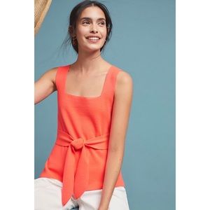 NWT ANTHROPOLOGIE | Harloe belted knit top XL